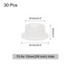 thumbnail image 2 of Uxcell 30 piezas de tapones para agujeros que se adaptan a agujeros de 10 mm (3/8 pulgadas), tapones redondos para el hogar, blancos, 2 of 5