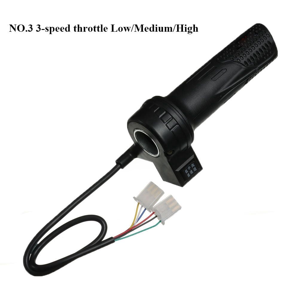 Black 12V 24V Twist Throttles Electric EBike Twist Throttle Speed