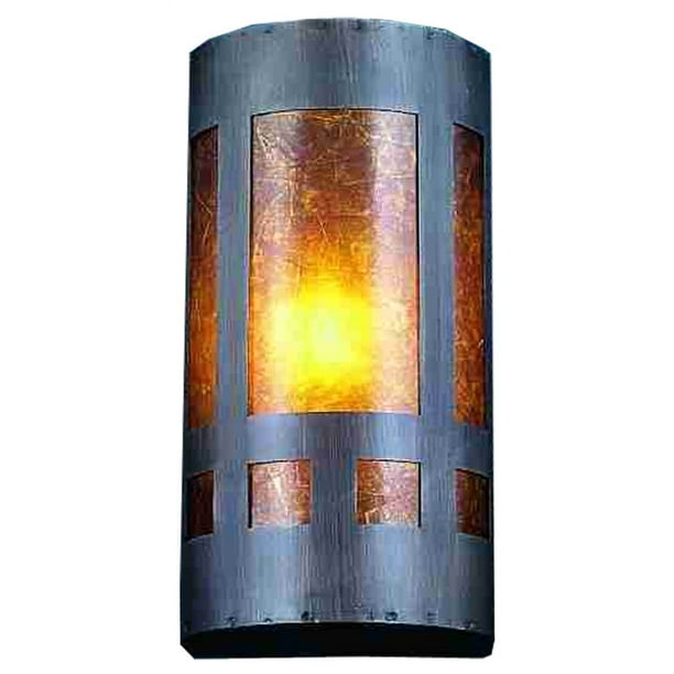 Van Erp Amber Mica Wall Sconce