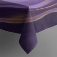 thumbnail image 5 of Purple Gold Marble Pattern Square Tablecloth,Waterproof Square Table Cover,Wipeable Spillproof Washable Table Cover for Home Kitchen Party Decor 42"X42"(107x107cm), 5 of 6