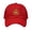 Red, variant on Iranian Flag Hat, Baseball Cap, One Size Fits Supporters Cap, Rally Hat for Festivals and Sports Matches