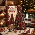thumbnail image 4 of DIY Beaded Christmas Tree Kit - 3D Crystal Beaded Xmas Tree Craft Set with Colorful Beads, Ornaments & Angel Topper - Tabletop Holiday Home Decor, Christmas Gift, 4 of 7