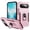 Pink, variant on For Google Pixel 10 / Pixel 10 Pro Case With 360° Rotation Metal Ring Holder【Magnetic Car Mount】Shockproof Rugged Full Body Protection Heavy Duty Dust/Drop Proof Cover Case,Green
