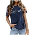 thumbnail image 2 of Pickleball Graphic Tees for Women 2026 Summer Casual Short Sleeve Crewneck T Shirts for Pickleball Lover, 2 of 3