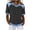 Black, variant on SELONE Sweat Shirts for Women Trendy Collared Short Sleeve Blouses Loose Work Out Tops Printed Casual Outfits Red M