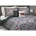 thumbnail image 3 of Safdie & Co. 3-piece Polyester Wild & Free King Quilt Set in Multi-Color, 3 of 3