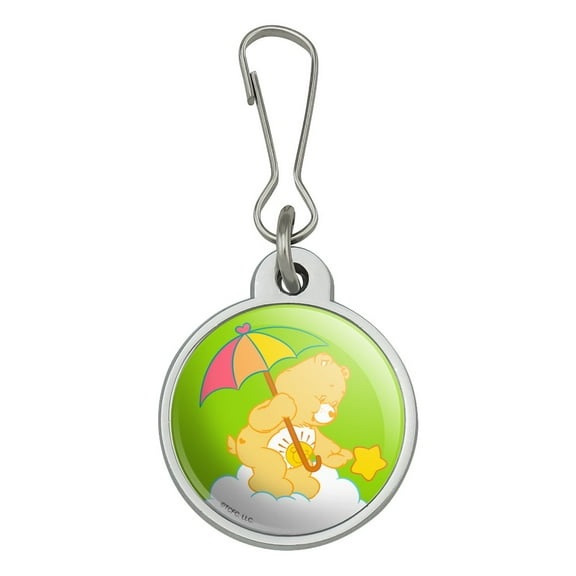 Care Bears Funshine Bear Jacket Handbag Purse Luggage Backpack Zipper Pull Charm