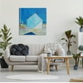 thumbnail image 2 of Stupell Indtries Contemporary Beach Hoe Landscape Soft Minimal Blue Waters,30 x 30,Design by Snne Marie, 2 of 6