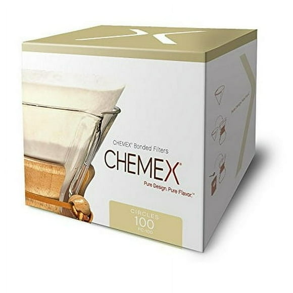 Chemex Bonded Filter - Circle - 100 ct - 2 Pack - Exclusive Packaging