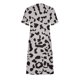 thumbnail image 4 of Puntoco Vestido Casual Estampado De Manga Corta Con Cuello Redondo Y Bolsillo Con Tiras Para Mujer Vestido De Manga Corta Con Cuello Redondo Gris Xl,Regalos Para Mujer Joven, 4 of 6
