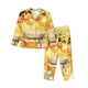 thumbnail image 1 of Balery Honey Bee Conjunto de Pijama con Estampado para Mujer, Conjunto de Dos Piezas con Manga Larga, Ropa de Dormir Suave con Bolsillos, Pijamas Cómodos-Medium, 1 of 7
