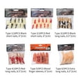 thumbnail image 2 of Juego de 10 Uds. De dedos falsos para Halloween, uñas de brujas espeluznantes para Cosplay, juguetes Tomshoo Tipo 1, 2 of 7