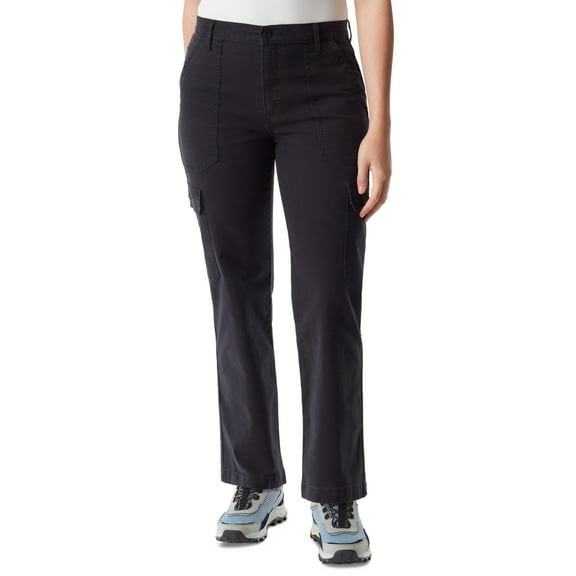 Bass Outdoor Women's Cargo Pants Black Cotton Blend, Size 6