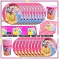 thumbnail image 5 of Suministros de decoración para fiestas de cumpleaños de princesas de Disney, Blancanieves, Bella, princesa, plato de papel, servilleta, taza, globo, baby shower para niños, 5 of 5