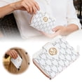 thumbnail image 1 of Decoration Printed Letter Bifold Wallet Compact Short Wallet With Multiple Card Slots For Outdoor Trave, 1 of 6