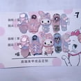 thumbnail image 3 of Uñas postizas de Anime Sanrio, pegatinas de Hello Kitty Kuromi Pochacco My Melody Cinnamoroll, regalo para niñas, 30 estilos, 3 of 4