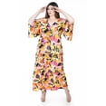 thumbnail image 4 of Maxi vestido estampado Roman Fashion /Tallas Extras, 3834 (Amarillo) amarillo 36, 4 of 7