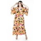thumbnail image 4 of Maxi vestido estampado Roman Fashion /Tallas Extras, 3834 (Amarillo) amarillo 36, 4 of 7