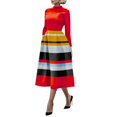 thumbnail image 1 of asddcavvf Robes pour Femmes Printemps et Été Col Bavette Manches Longues Robe Imprimée Slim, 1 of 5