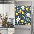 thumbnail image 3 of Yayeee Magnetic Dishwasher Cover for The Front Decoration Home Kitchen Machine Sticker Protector, Lemon Flowers, 3 of 6