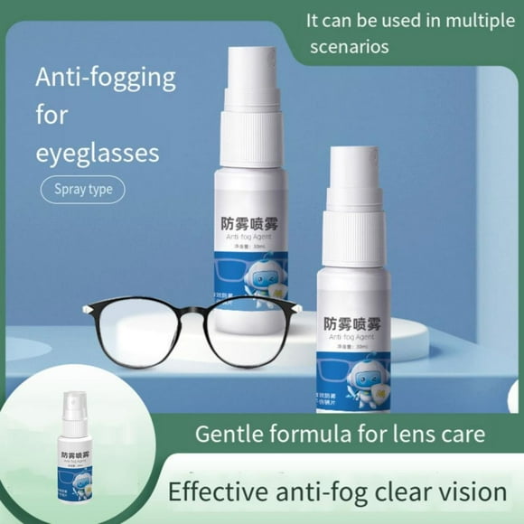 Feltree AntiFog Spray Eyeglass Cleaner Spray Eyeglass Cleaner Spray Mild 30ml Lens Cleaner and Defogger for Swim Goggles Snorkel Dive Eyes Cover