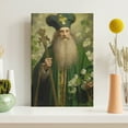 thumbnail image 3 of ADALE Saint Patrick Canvas Wall Art Abstract POP Art Catholic Poster Modern Decorative Painting Picture for Living Room Bedroom Decor Framed 16x24 Inch, 3 of 6