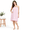 Pink-Large, variant on Black Small-Medium Terry Cloth Bath Body Wrap Towel Adjustable Spa Robe