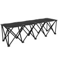 thumbnail image 1 of Outsunny 4-Seater Folding Team Sports Sideline Bench, Folding Bench Chair, 1 of 10