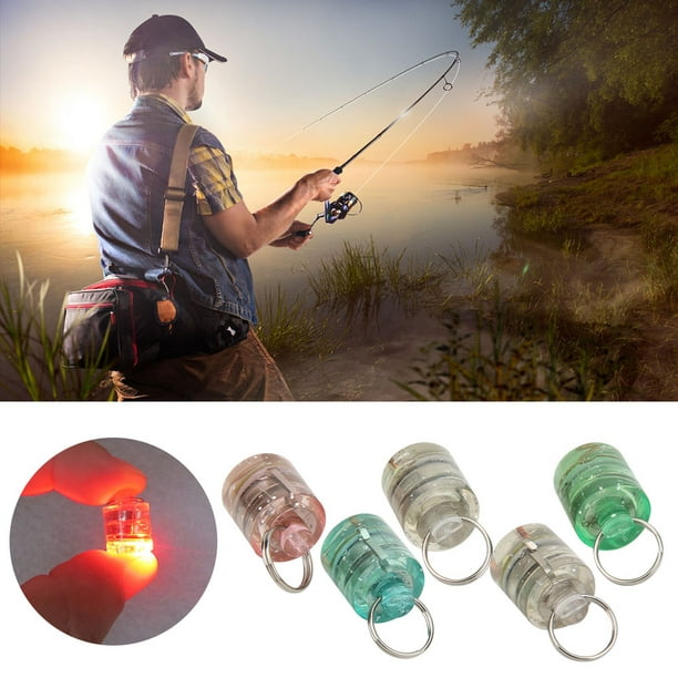Peahefy Lure Light,5 Pcs Led Underwater Fishing Light Night Lamp Lure Attractor Lures Bait Tool Accessories,lure Lamp