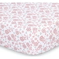 The Peanutshell Bella Crib Bedding Set for Baby Girls, 3 Piece Nursery