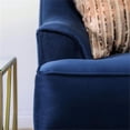 thumbnail image 6 of Furniture of America Allyson Transitional Chenille Sofa in Navy, 6 of 10