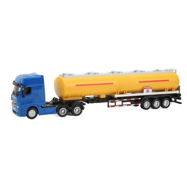 Truck Trailer Toy,Transport Vehicle Oil Truck 1:50 Tractor Trailer Toy  Transport Vehicles Truck Model Toys For Boys Gifts 