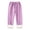 Purple, variant on Boys Thermal Base Layer Pants Winter Warm Lined Tights For Kids Comfortable Stretch Fit Mid Waist Long Bottoms Ideal For Cold Weather Indoor Outdoor Activities Active Pants 3-4 Years