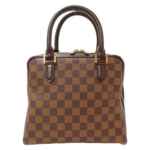 Pre-Owned Louis Vuitton Women's Brand Handbag Damier Canvas Brera Ebene Brown N51150 (Good)