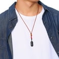 thumbnail image 1 of Collar de cenizas Hugo mantra sánscrito negro, 1 of 7