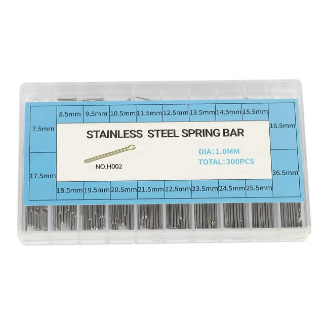 1.0mm Split Pins for Watch Band 304 Stainless Steel Watch Parts 7.5-26.5mm