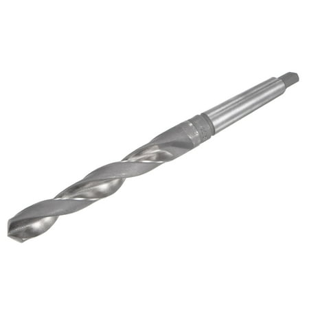 

Uxcell 20.5mm High-speed Steel Twist Drill Bit with MT2 Morse Taper Shank 245mm Overall Length
