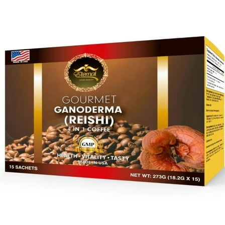 Eternal Cafe De Ganoderma Coffee 4 in 1  Reishi Beverage Flavor Sugar