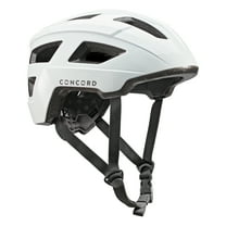 Concord Adult Light Gray Bike Helmet, Adjustable Fit, Ages 14