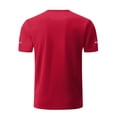 thumbnail image 5 of Delconic Workout Shirts for Men Dry Fit Gym Shirts Short Sleeve Athletic Moisture Wicking T-Shirt Wine 2XL, 5 of 5