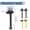 A, variant on Yooci Yellow Curling Comb Cleaner – 2-in-1 Hairbrush Cleaning Tool for Hair and Debris Removal