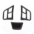 thumbnail image 1 of 3Pcs/Set Carbon Fiber Steering Wheel Sticker Trim Cover Car Interior Decor Fits for 3 Series (E90) 2005-2012, 1 of 7