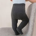 Baby Toddler Girls Boys Cable Knit Tights Cotton Footed Leggings ...