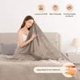thumbnail image 4 of MARNUR Electric Blanket 72" x 84" Full Size Heated Blanket, 6 Heating Levels, 10H Auto-off - Linen, 4 of 11