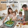 thumbnail image 6 of Hakan Collapsible Tub 9L with Drain Plug, Foldable Dish Basin, Space Saving, Green, 6 of 9