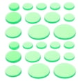thumbnail image 1 of Mobutofu 36 Pcs Tambours en Silicone Verts Lavables Réutilisables, 1 of 8