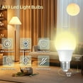 thumbnail image 5 of DAYBETTER A19 LED Light Bulbs, 60W Equivalent,2700K Soft White, 9W 800 Lumens,E26 Standard Base,UL Listed,Lighting for Bedroom Living Room Home Office,24 Pack, 5 of 7