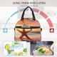 thumbnail image 4 of Fotbe Starfish Sunset Sea Beach Bolsa de Almuerzo con Estampado, Lonchera Aislada, Contenedores de Comida Reutilizables Tipo Cooler a Prueba de Fugas, 4 of 7