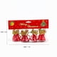 thumbnail image 2 of Adornos de campanas para árbol de Navidad | Campanas de plástico electrochapadas rojas y verdes de 4,5 cm con la frase "Feliz Navidad" | Colgantes decorativos para árboles, coronas, guirnaldas y, 2 of 2