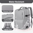thumbnail image 5 of Travel Backpack for Women, 15.6 Inch Laptop Backpack with USB Charging Hole, College Bookbag, Large Capacity Black Computer Backpacks for Work, 5 of 8
